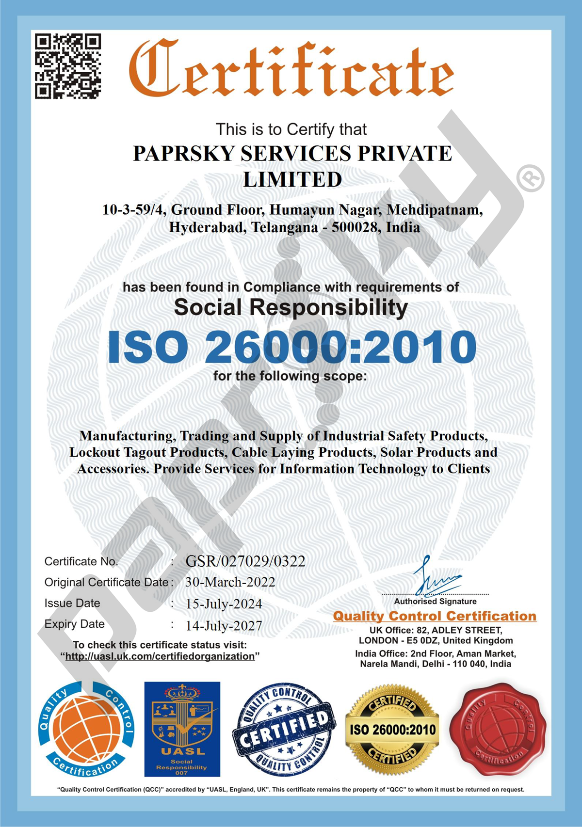 Social Responsibility